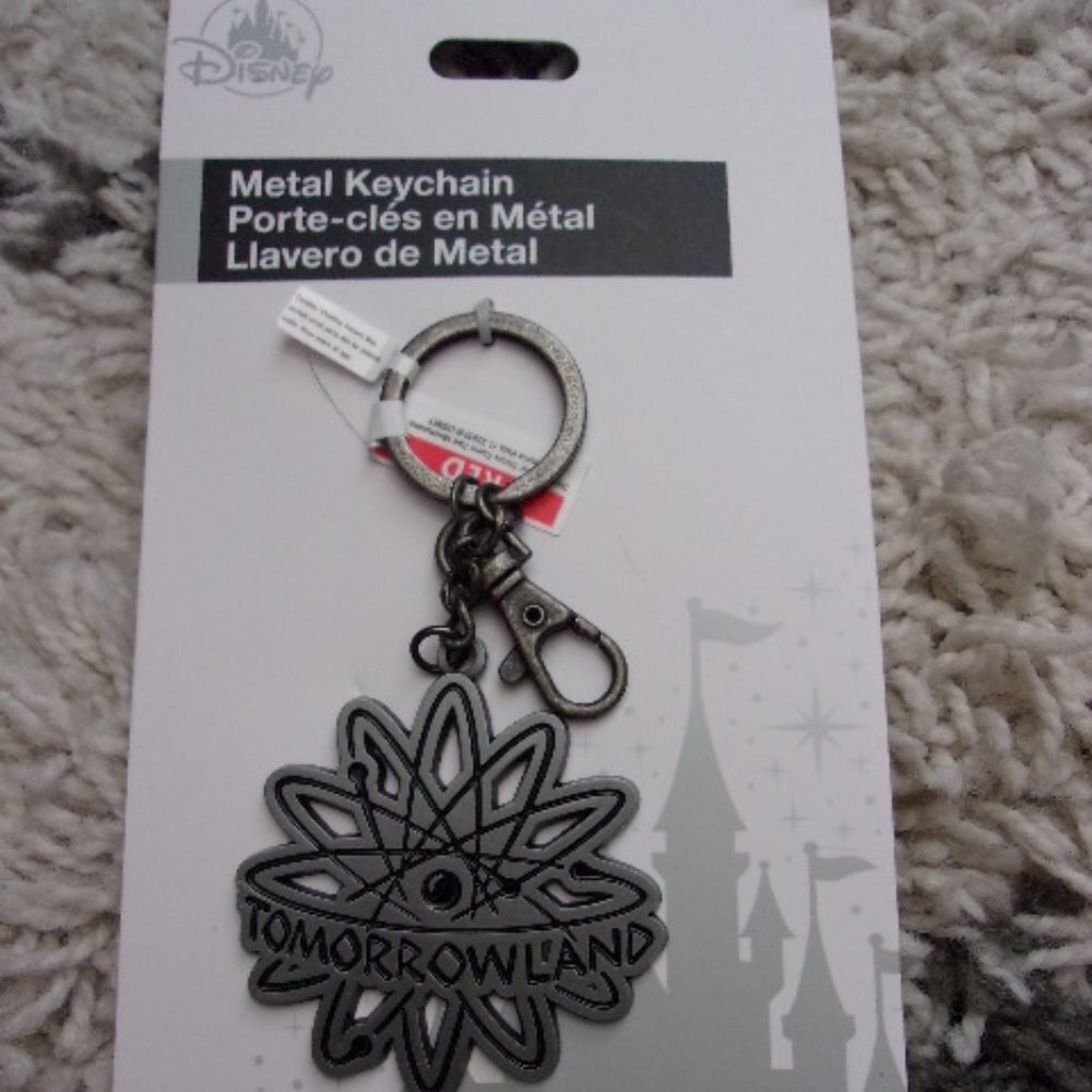 Disney Parks Metal Keychain Tomorrowland